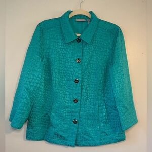 Chico’s Teal Jacket Blazer